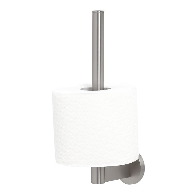 Stainless Steel Tiger Spare toilet roll holder 13.4 x 13.4 x 42.9 cm brushed stainless steel 