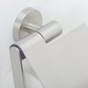 Toiletrolhouder met klep RVS geborsteld