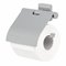 Toilet roll holder with lid Chrome VRIJSTAAND PLUS