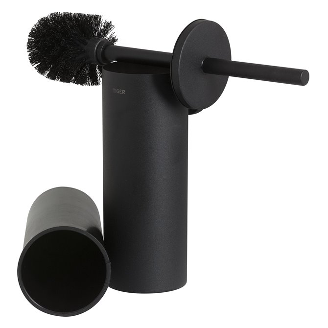 4008913099421 Tiger Boston Toilet brush & holder Blackproductfoto unbox2.tif