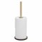 Freestanding spare toilet roll holder  Brass brushed black VRIJSTAAND PLUS