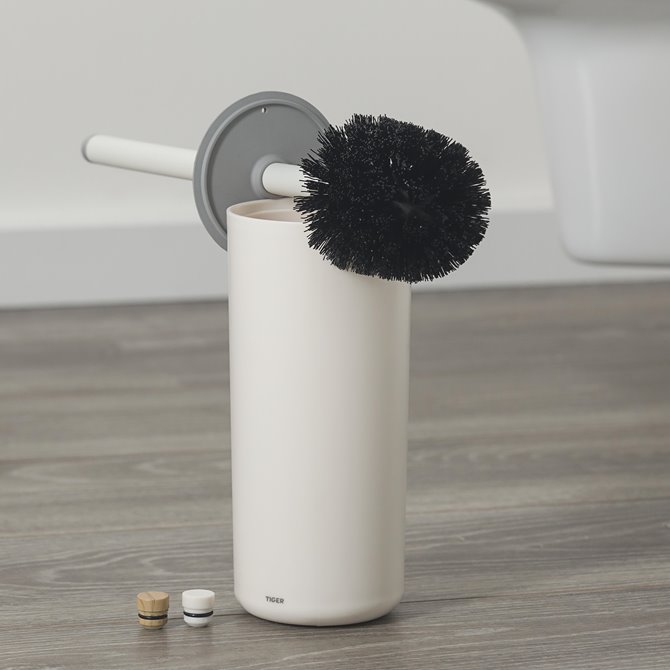 Authentics - Lunar Toilet Brush wall-hung, White / White