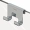 caddy shower cubicle hook chrome with glass