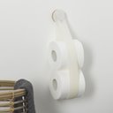 sfeertoiletrolhouder hang hout