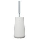 Toilet brush holder Swoop Brush flexible White light grey FRONTAAL voor