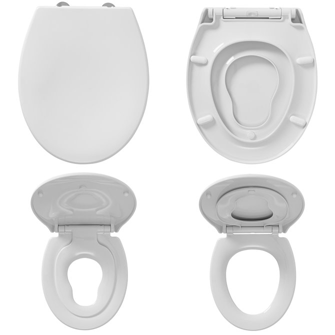 Abattant WC Enfants Formateur De Toilette Avec Escalier Enfants Clo Plan  Siège De Pot Pliable Hauteur Réglable Pour Toilettes D'une Hauteur De 38-42  Cm, Pour Les Enfants De 1 À 7 Ans 