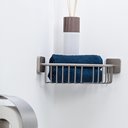 sfeer Corner basket stainless steel brushed