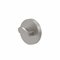Hook large Stainless steel brushed VRIJSTAAND
