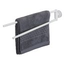 Towel rail 2-arms grey