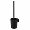 Toilet brush & holder  Stainless steel brushed Black metal brushed black VRIJSTAAND