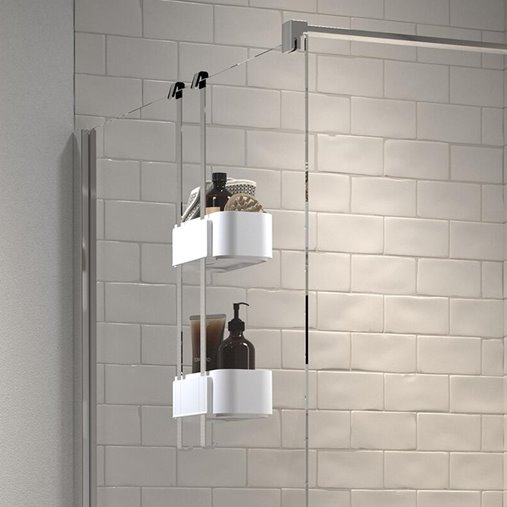 Tiger - Tiger 2-Store Hanging shower caddy 25 cm White