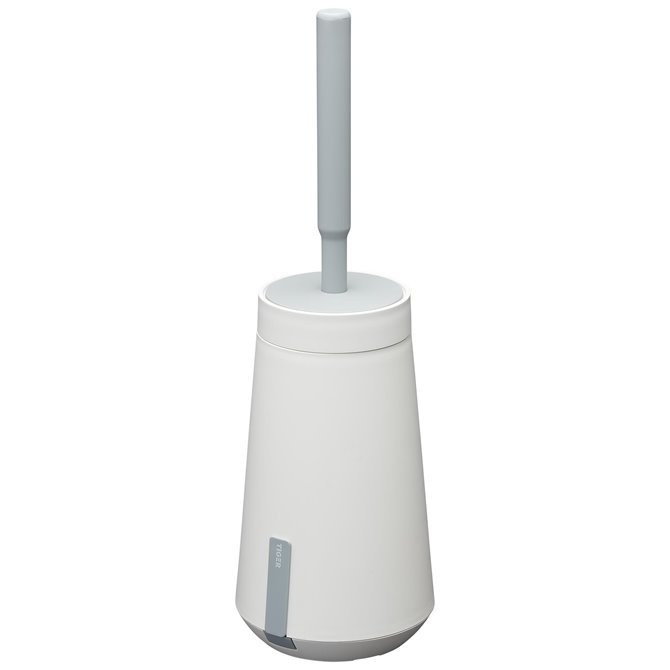 Toilet brush holder Swoop Brush flexible White light grey ISO achter