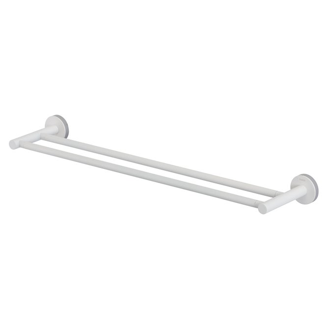 Towel rack double Grey