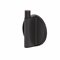 Hook  Black metal brushed black VRIJSTAAND